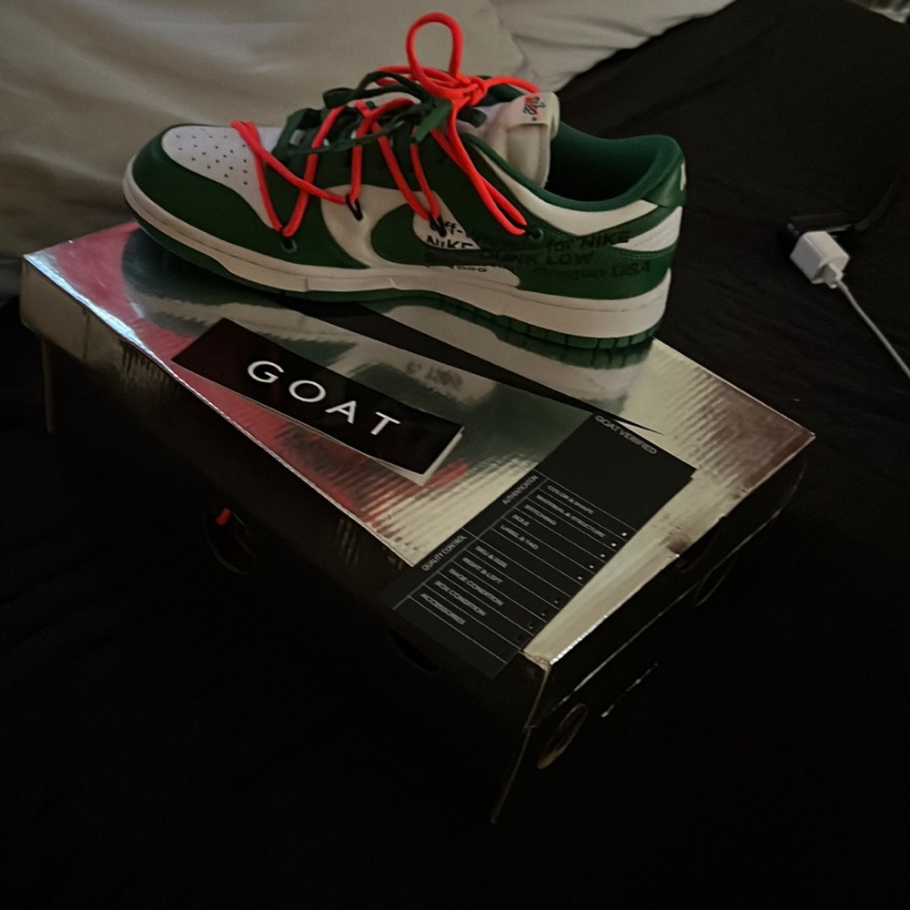 Off-White x Dunk Low “Pine Green”
